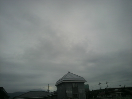 今朝の空