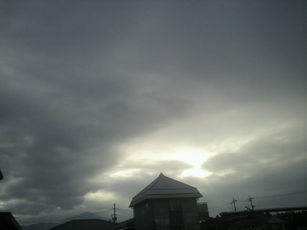 今朝の空