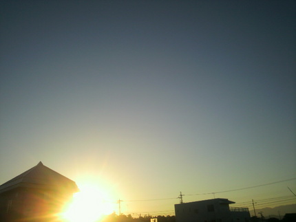 今朝の空
