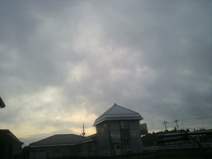 今朝の空