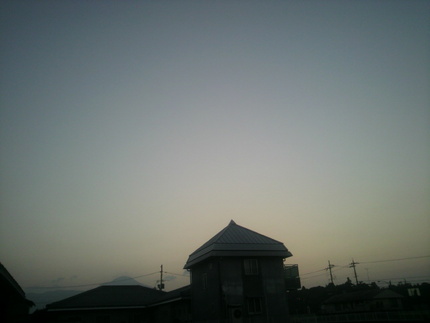 今朝の空