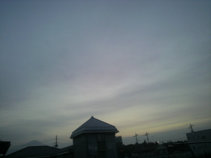 今朝の空