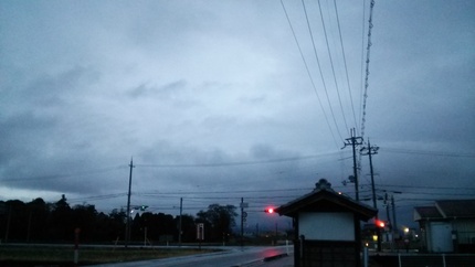 今朝の空
