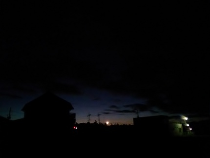 今朝の空