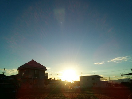 今朝の空