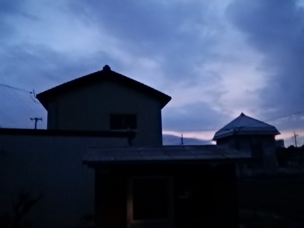 今朝の空