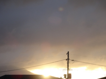 今朝の空
