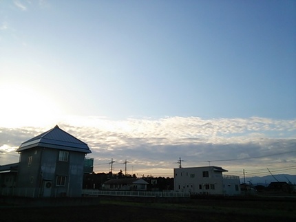 今朝の空