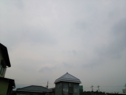 今朝の空