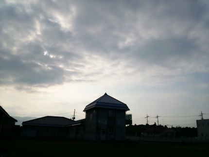 今朝の空