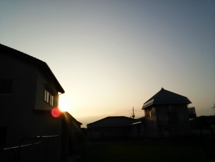 今朝の空