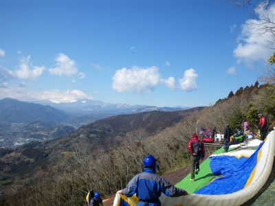テイクオフからは富士山バッチリ...
