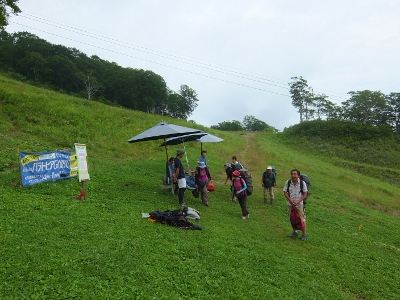 五龍のテイクオフ。天気予報では...