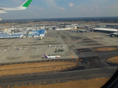 成田空港離陸