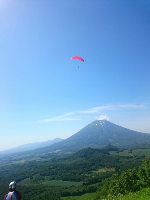 羊蹄山、くっきり！こんな日は強...