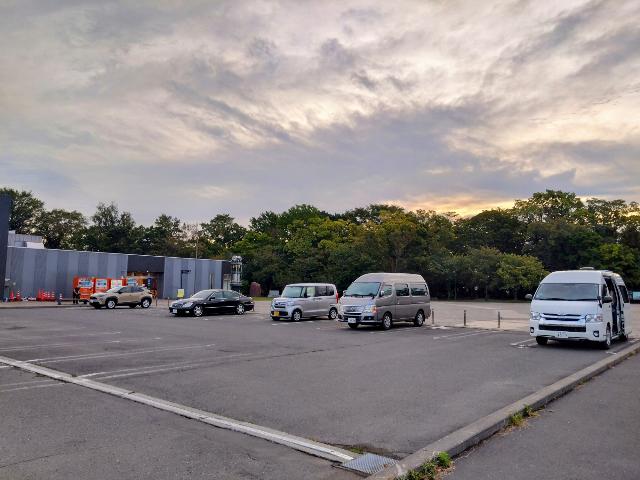 今朝を迎えたのは、ここ千歳の道...