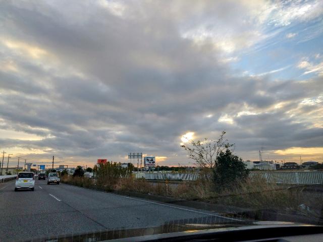 茨城県つくばの先、八郷盆地に向...