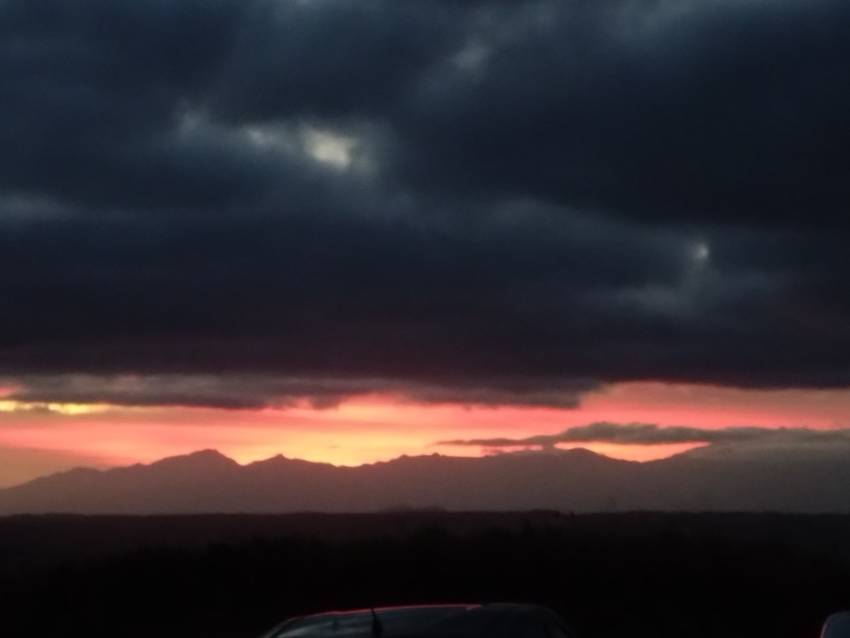 06:39。ここは熊本県阿蘇大...