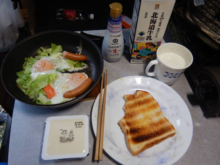 朝ご飯。この豆腐、最近お気に入...