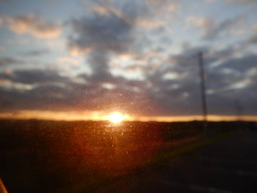 05:40。日の出太陽がぁ！と...