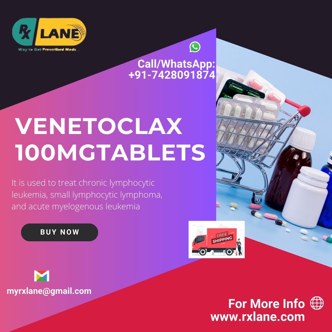 Buy Online Venetoclax 100mg Tablets At Rxlane Trusted Pharmacy 