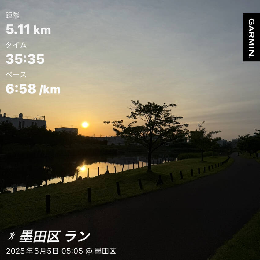 5/5(月)の朝活報告🎏