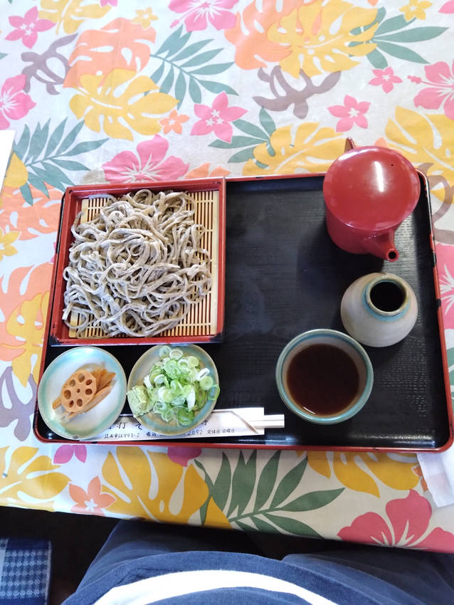 田舎のお蕎麦屋さん。久しぶりで...