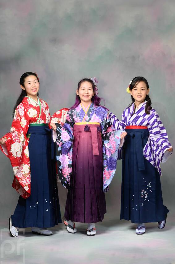 父の日　卒業袴、卒園袴　写真撮...