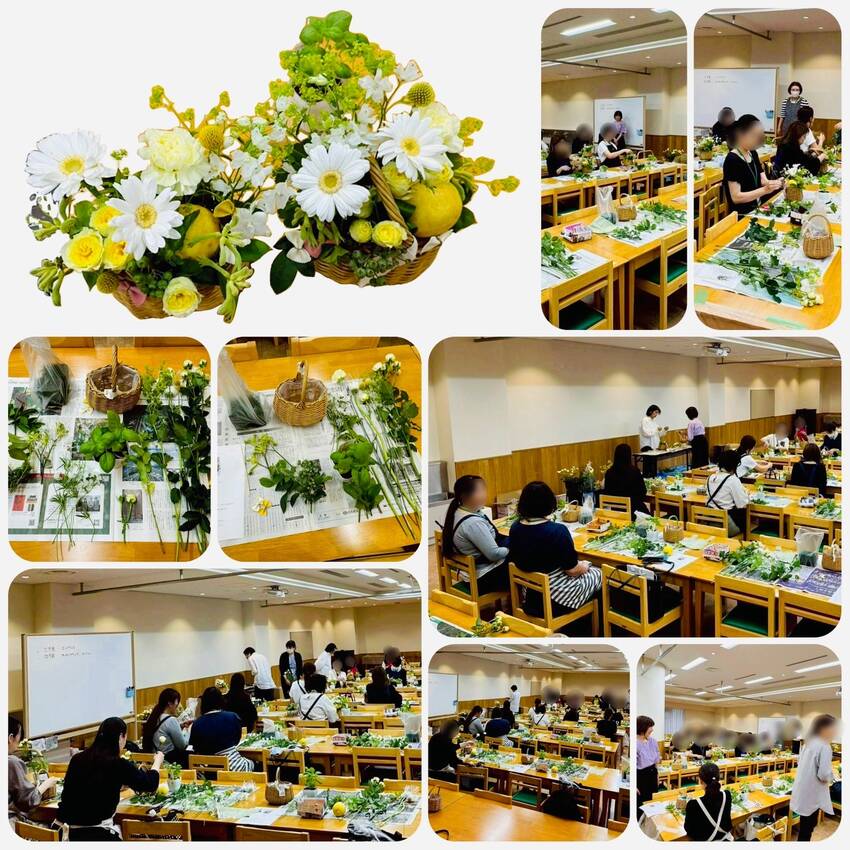 ランチルームにて、第1回 花の...