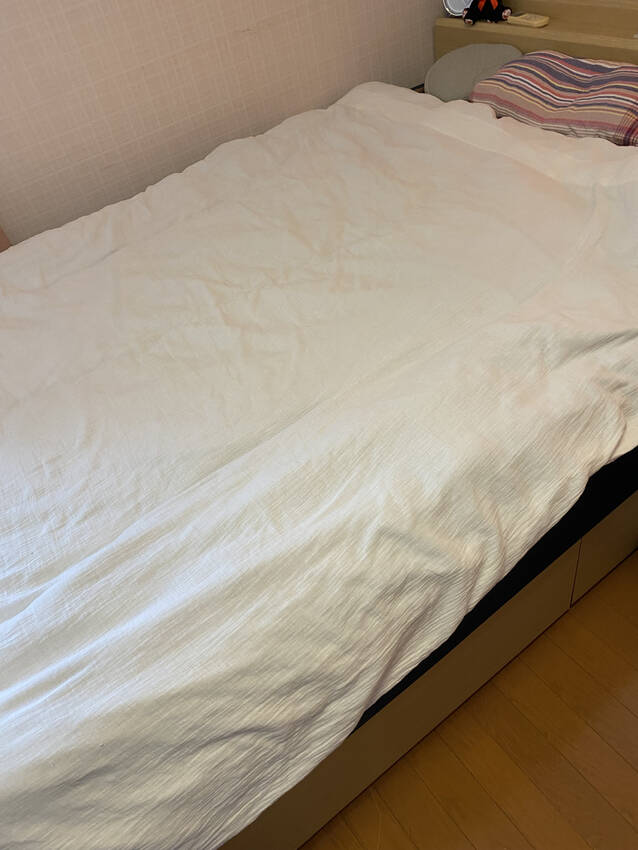 寝る場所確保‼️