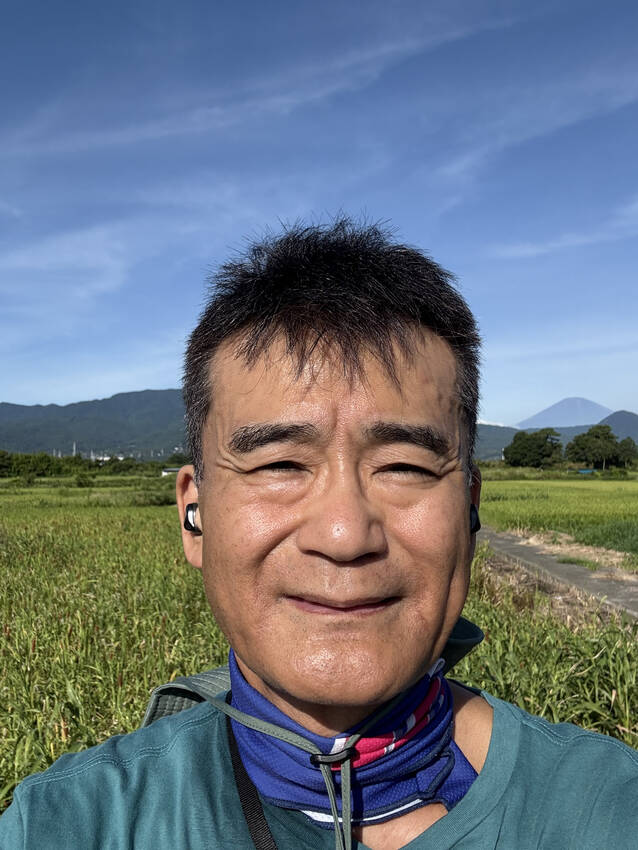 今朝は快晴、富士山がくっきり🥰...