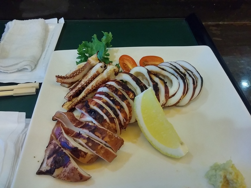 イカの姿焼き