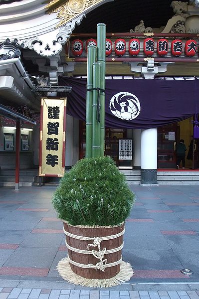 しばらくまえの東京・歌舞伎座前...