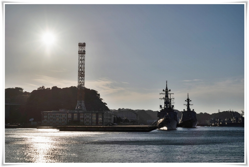 海上自衛隊横須賀基地。 撮影地...
