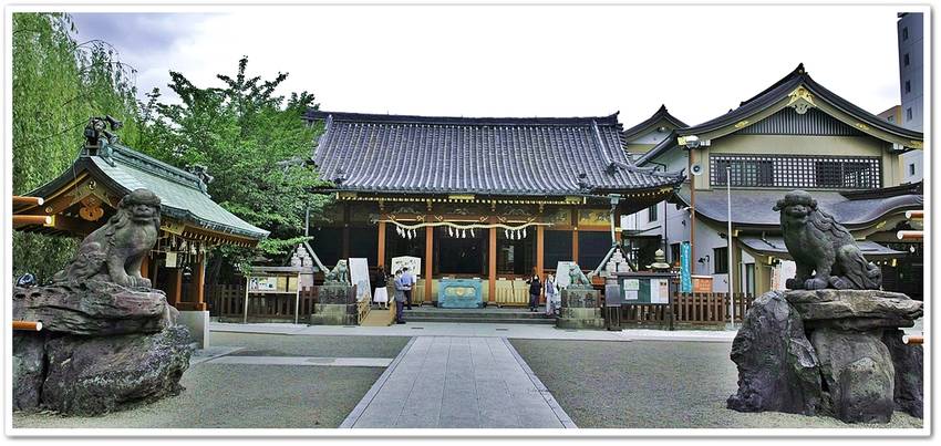 浅草寺寺域に神社がある。かつて...