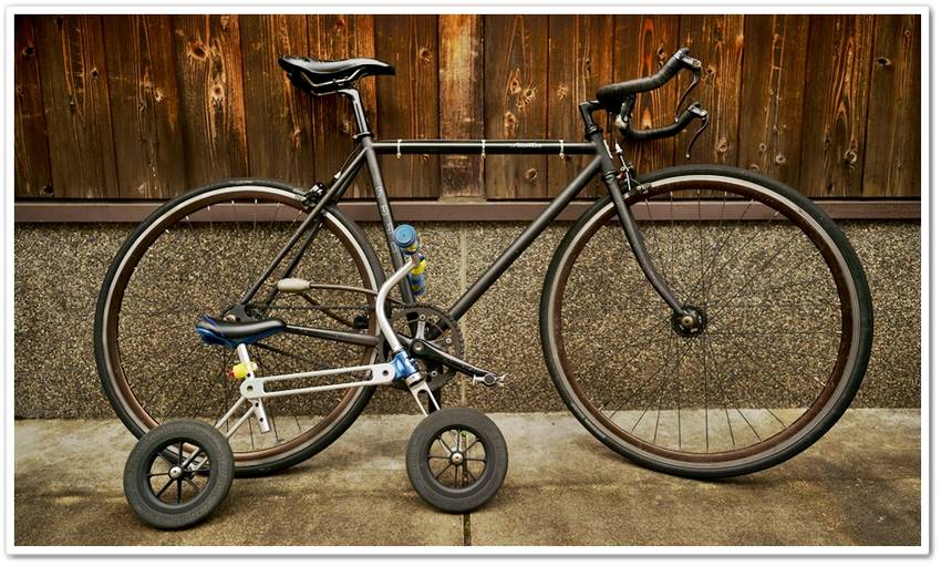 今時の自転車ではないが、使い勝...