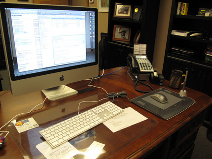 This what my desk looks like