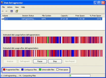 Defragment your computer disks