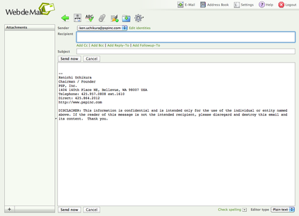 Web Mail Upgrades