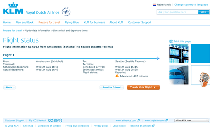 KLM needs better support.