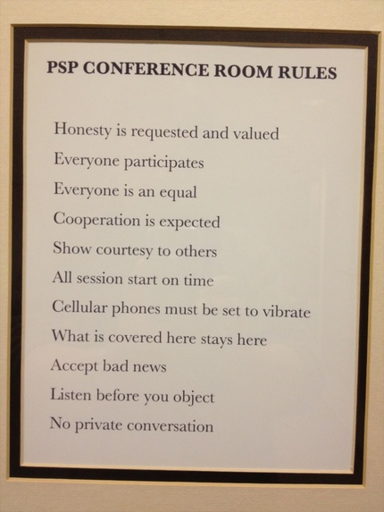My Conference Room Rules