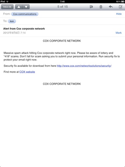 This is a SPAM/Phishing/Viru...