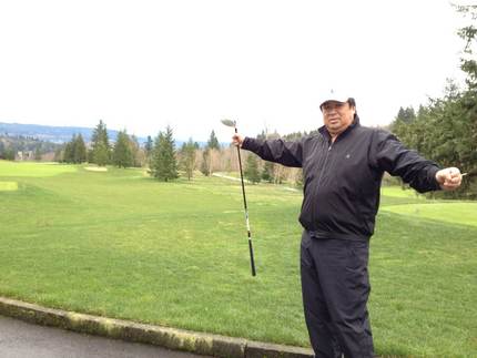 The first golf of the year.