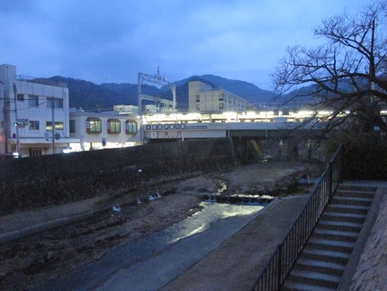 Ashiya River near Hakyu Station