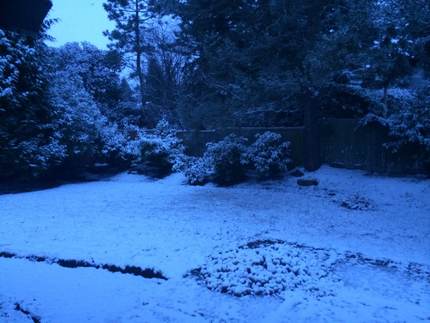 It's snow.