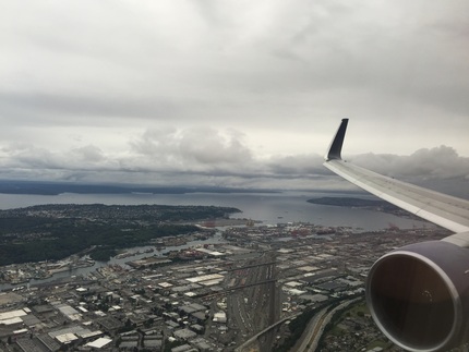 Arrived back in Seattle