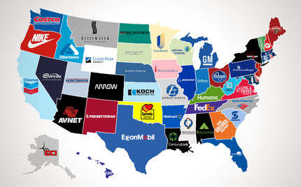 Largest Company in Each State