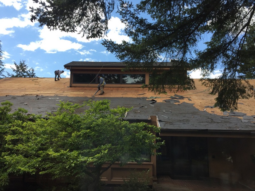 Roof Replacement has Started