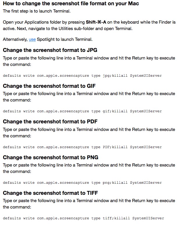 How to make Mac Screen Cap...