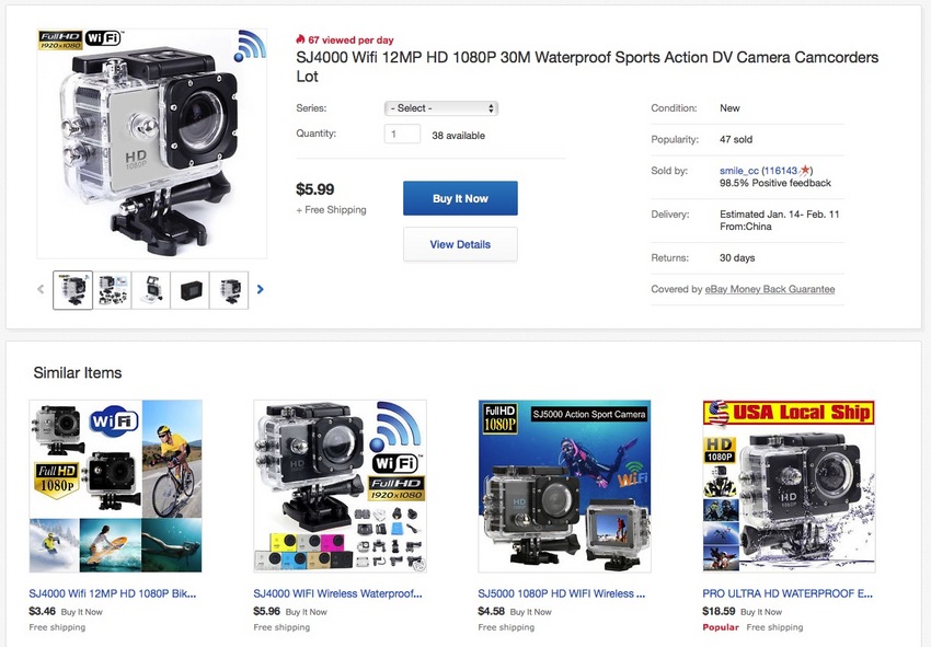 $300 GoPro vs Look-a-Likes